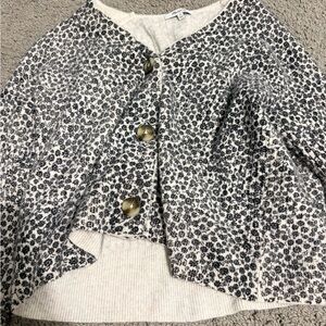 Madewell Cream Cable Knit Sweater